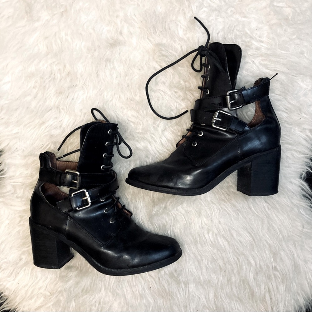 Vintage Jeffrey Campbell Benson Booties